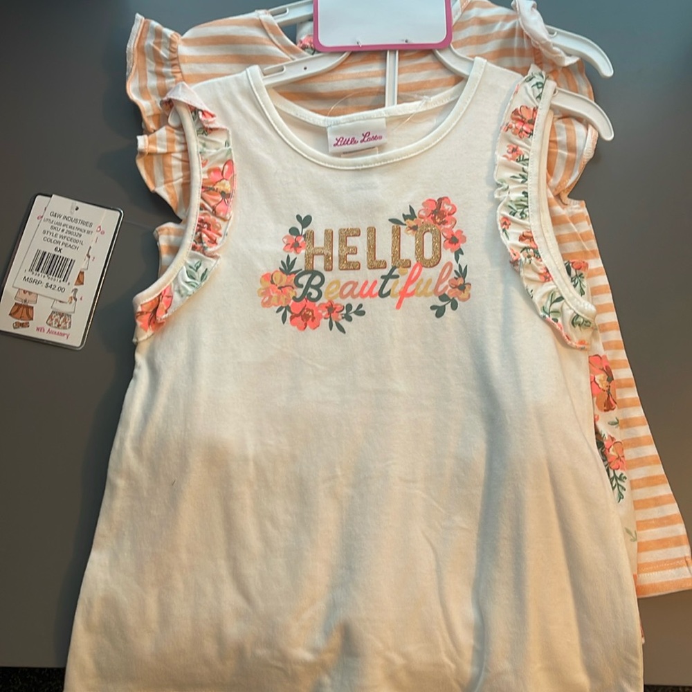 Brand new girls outfits with hair accessories